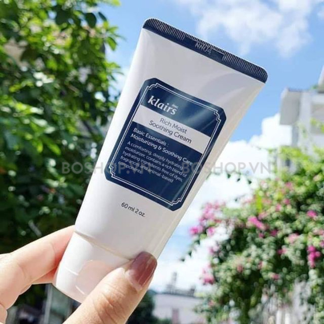 Mua Kem Dưỡng Ẩm Klairs Rich Moist Soothing Cream 60ml giá 226,000 trên  Boshop.vn