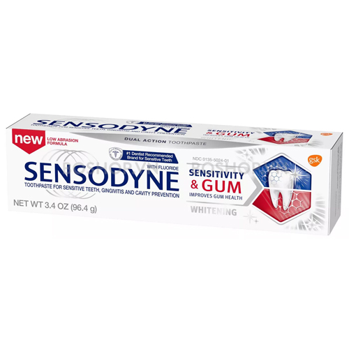 Kem Đánh Răng Sensodyne Sensitivity Gum Whitening 96.4g