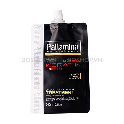 Kem Hấp Dầu Pallamina Collagen Keratin Complex Treatment 500ml