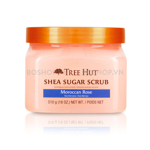 Tẩy Tế Bào Chết Body Tree Hut Moroccan Rose 510g