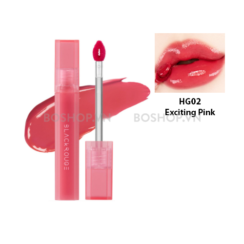 Son Tint Bóng Black Rouge Half N Half Water Glow #HG02 Exciting Pink