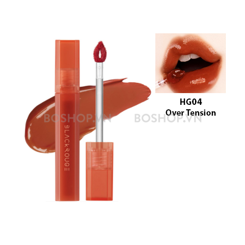 Son Tint Bóng Black Rouge Half N Half Water Glow #HG04 Over Tension