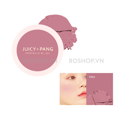 Má Hồng A'Pıeu Juicy-Pang Meringue Blush PK02 Turkish Rose