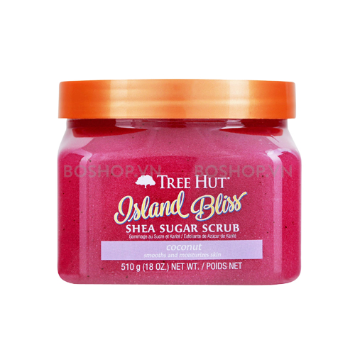 Tẩy Tế Bào Chết Body Tree Hut Island Bliss Shea Sugar Scrub 510g