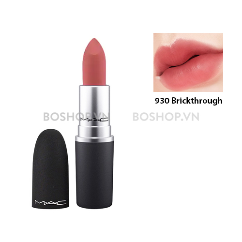 Mua Son Thỏi Lì Mac Powder Kiss Lipstick 930 Brickthrough Giá 420,000 Trên  Boshop.Vn