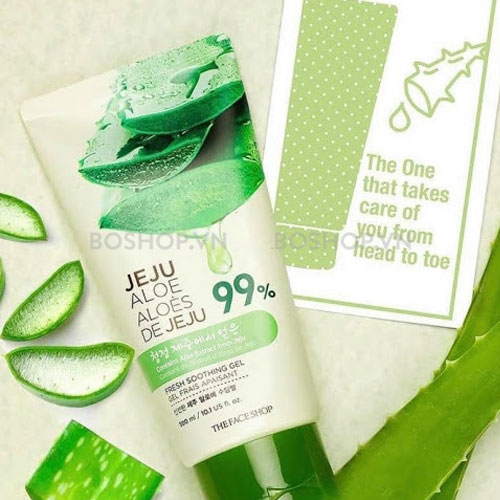 Mua Gel Dưỡng Nha Đam Mát Da The Face Shop Jeju Aloe Fresh Soothing Gel  300ml giá 90,000 trên Boshop.vn