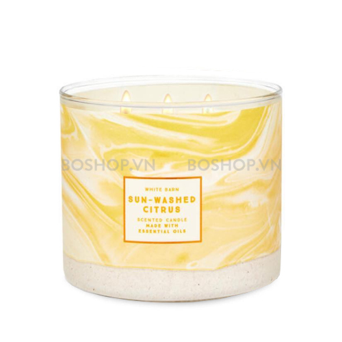 Nến Thơm Bath & Body Works White Barn Sun-Washed Citrus 411g