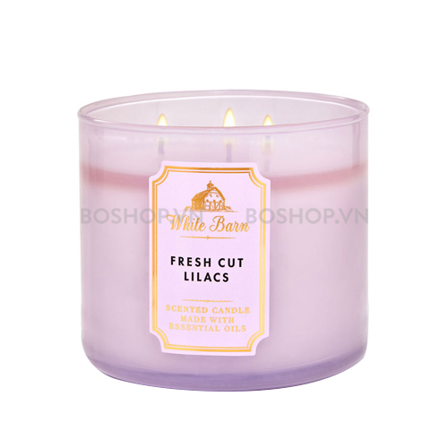 Nến Thơm Bath & Body Works White Barn Fresh Cut Lilacs 411g