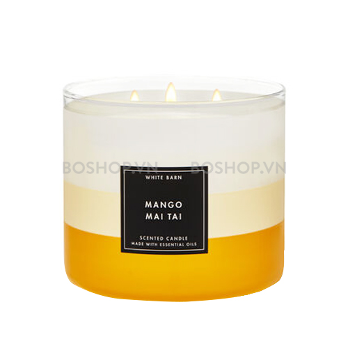 Nến Thơm Bath & Body Works White Barn Mango Mai Tai 411g