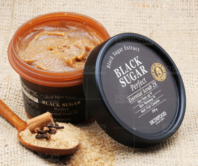 Tẩy da chết Skinfood Black Sugar Essential Scrub 2X