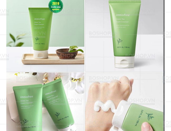 Sữa rửa mặt trà xanh Innisfree Green Tea Foam Cleanser