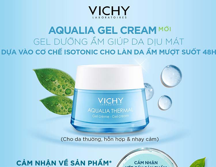 Dưỡng ẩm Vichy Aqualia Thermal Rehydrating Cream Gel