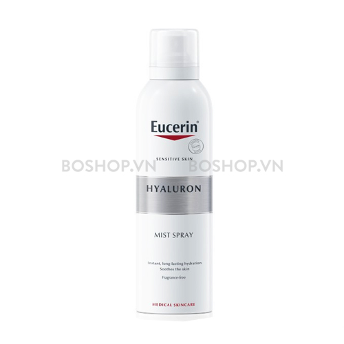 ịt khoáng dưỡng ẩm cho da nhạy cảm Eucerin Hyaluron Mist Spray 150ml