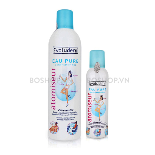 Xịt Khoáng Evoluderm Atomiseur Eau Pure 400ml