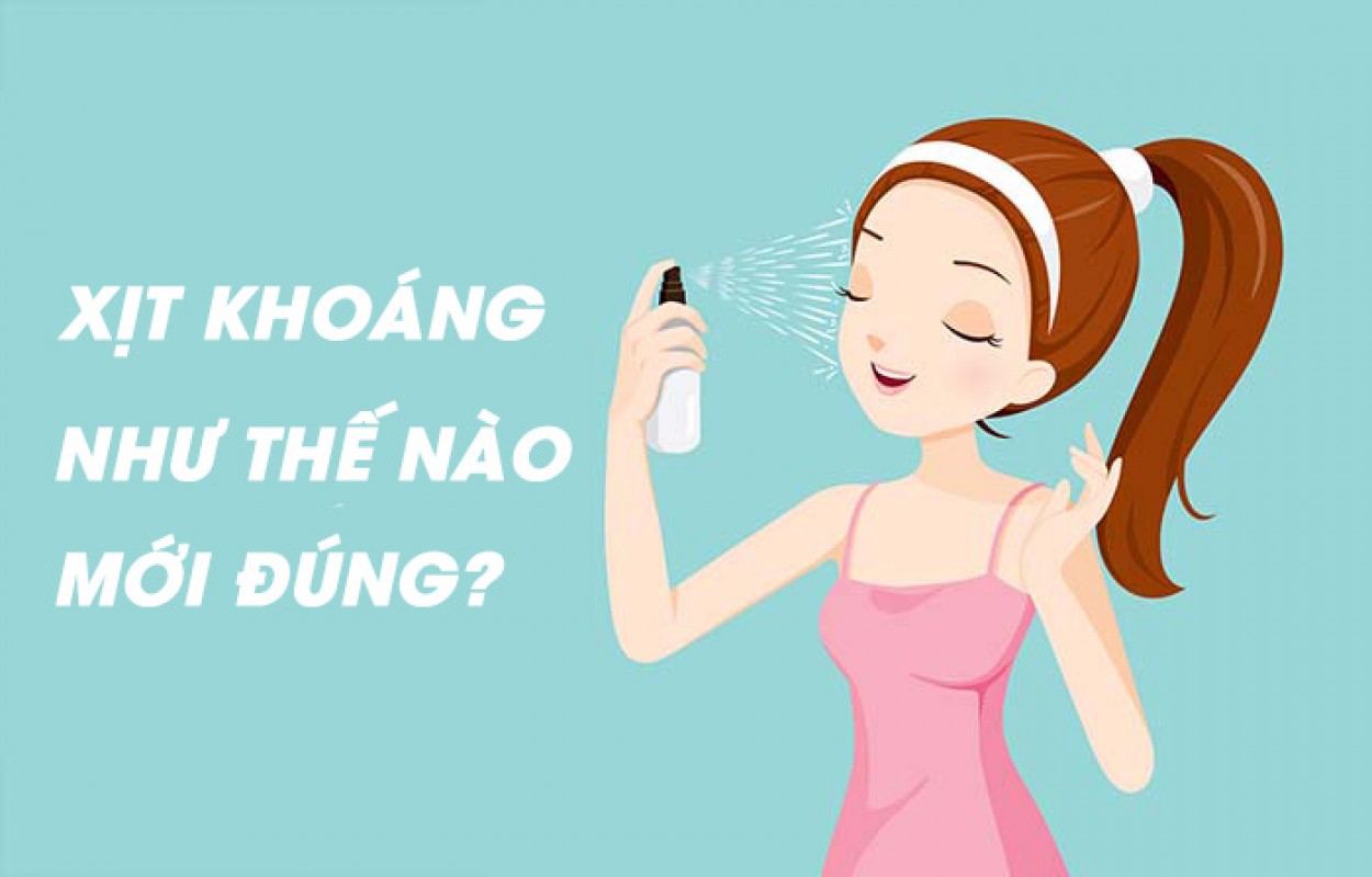 xịt khoáng tốt cho da mụn