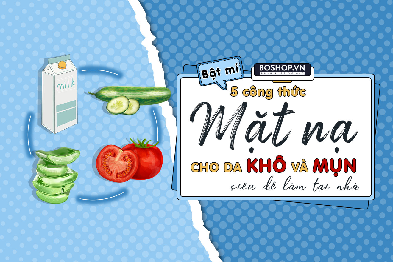 mặt nạ cho da khô và mụn