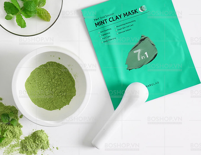 Barulab 7 In 1 Total Solution Mint Clay Mask 