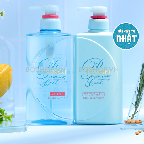 Mua Set Dầu Gội Xả Sạch Dầu Mát Lạnh Tsubaki Premium Cool Set 490ml giá ...