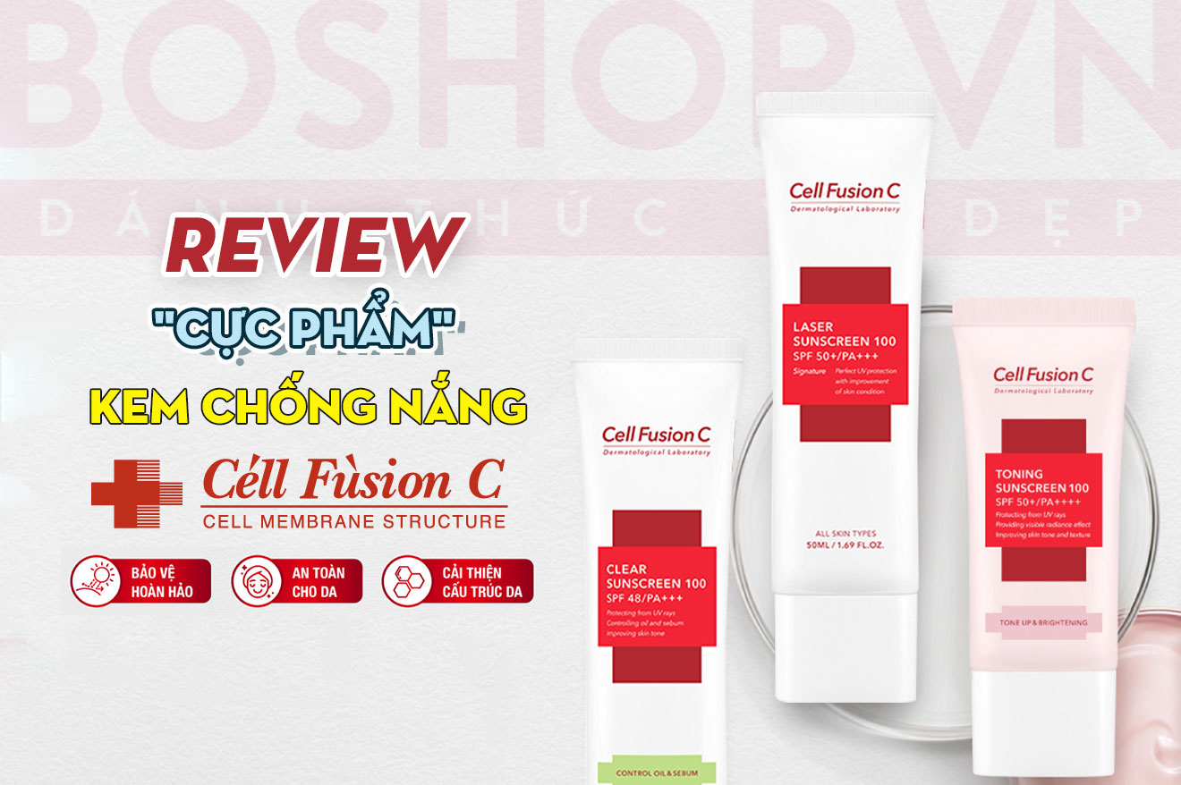 kem chống nắng cell fusion c