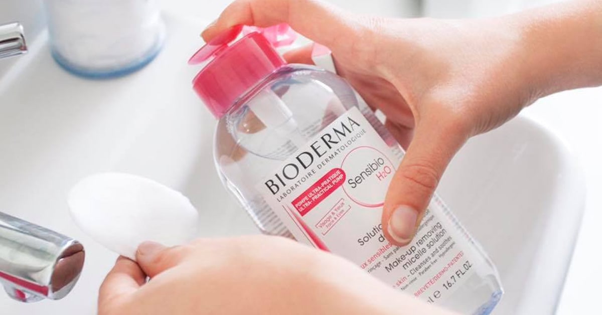 tẩy trang bioderma hồng