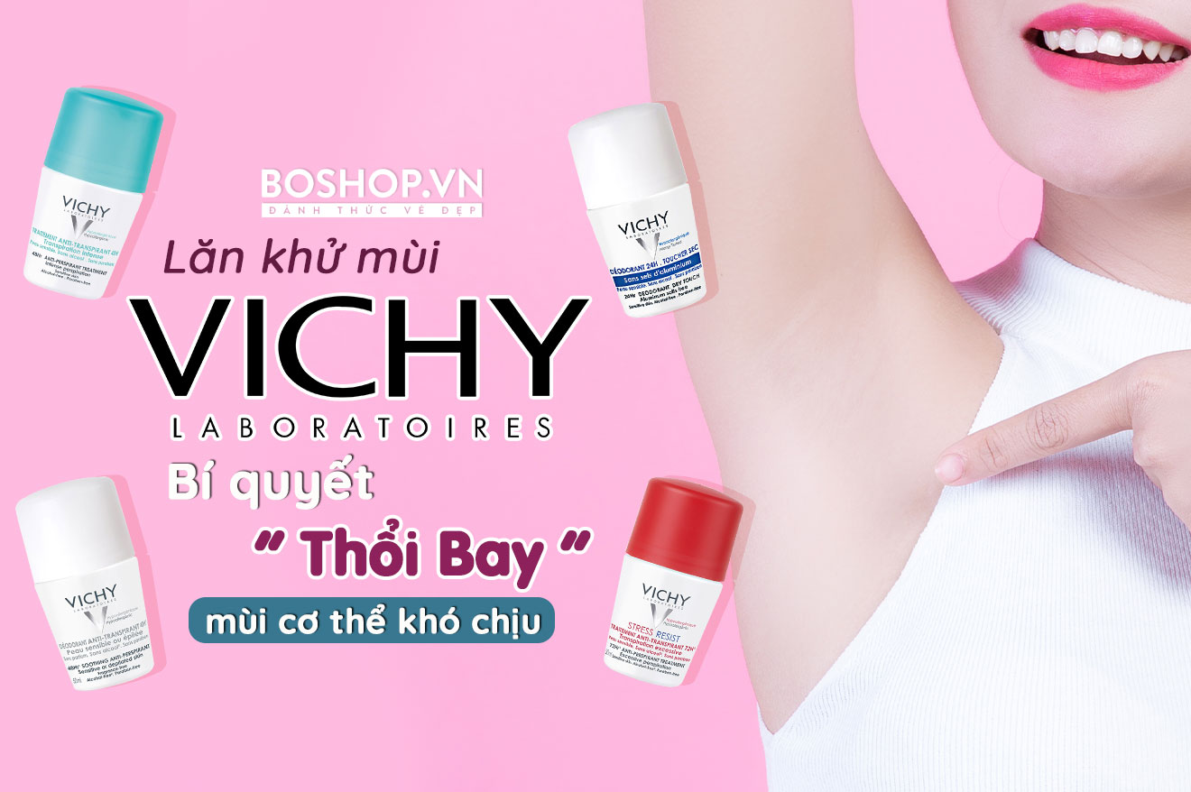 lăn khử mùi vichy