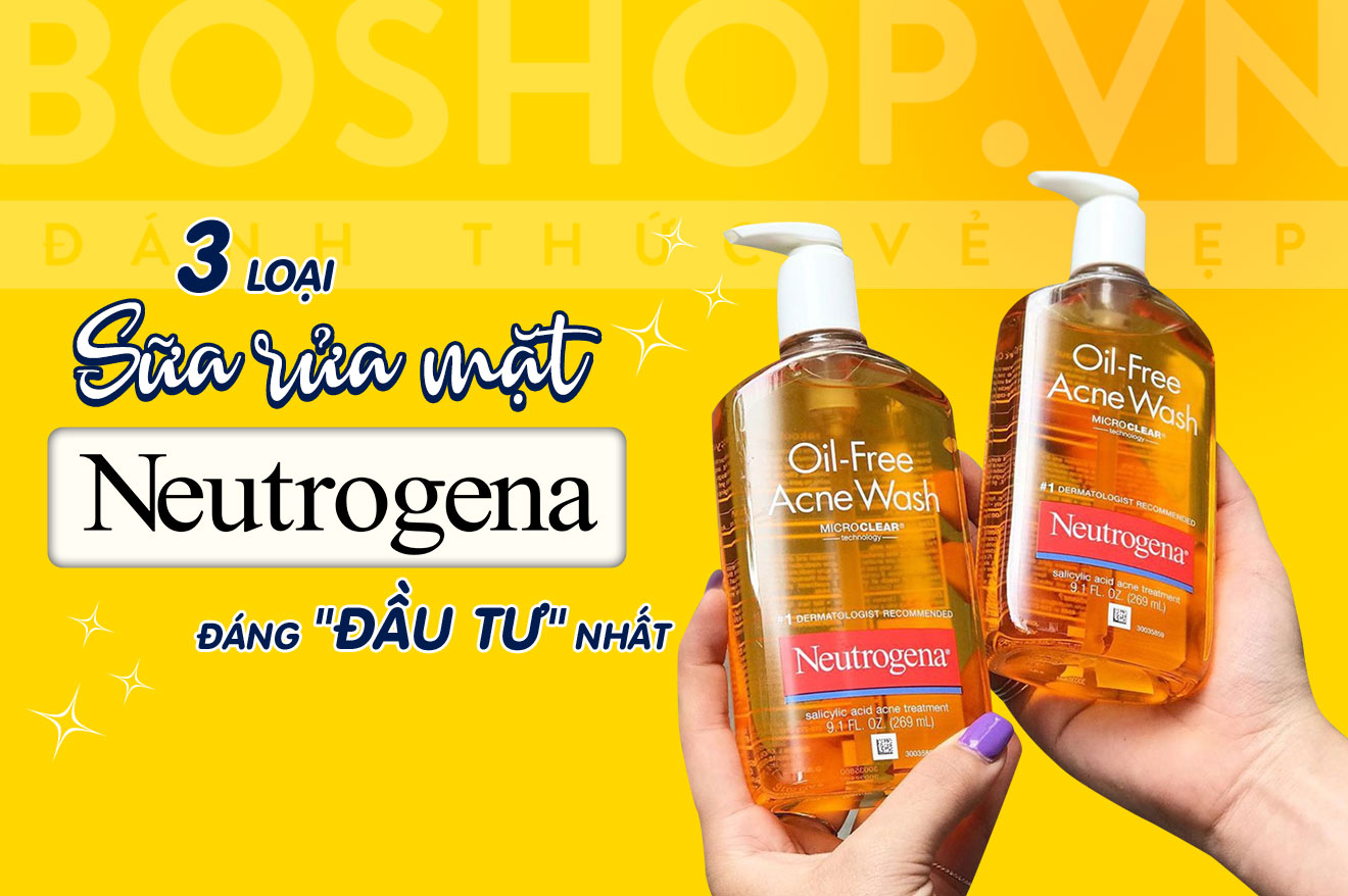 sữa rửa mặt neutrogena