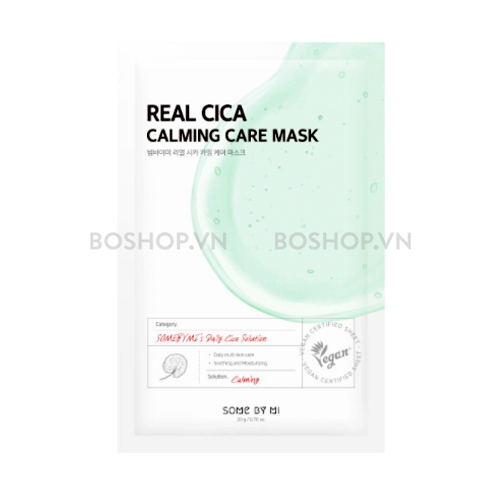 Mặt Nạ Giấy Some By Mi Real Cica Calming Care Mask 20g