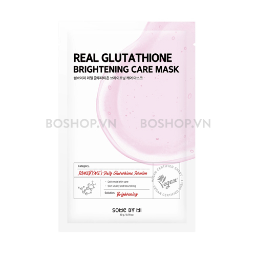 Mặt Nạ Giấy Some By Mi Real Glutathione Brightening Care Mask 20g