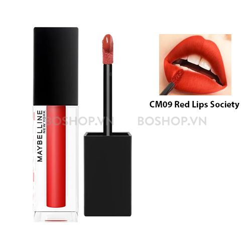 Son Kem Lì Maybelline Sensational Cushion Matte #CM09 Red Lips Society