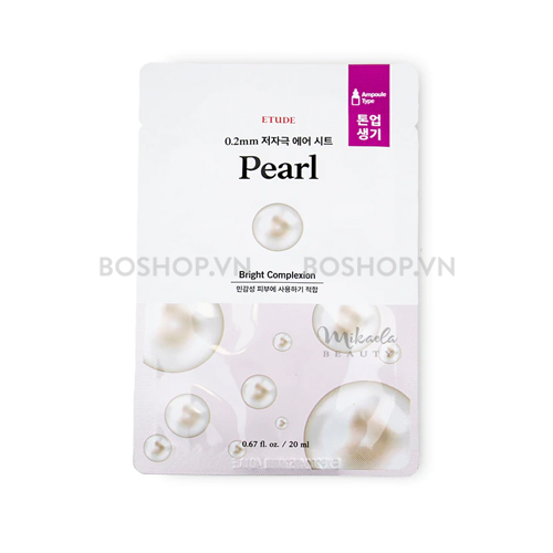 Mặt Nạ Dưỡng Trắng Sáng Da Etude House 0.2 Therapy Air Mask Pearl