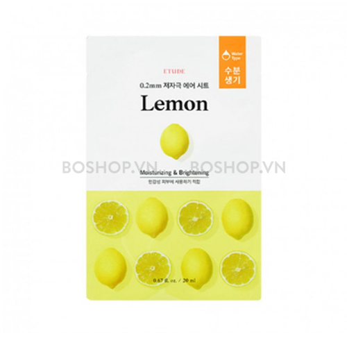 Mặt Nạ Dưỡng Trắng Sáng Da Etude House 0.2 Therapy Air Mask Lemon