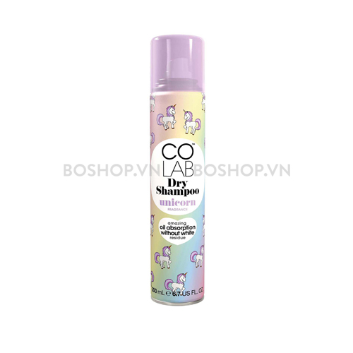 Dầu Gội Khô Colab Dry Shampoo Unicorn Fragrance 200ml