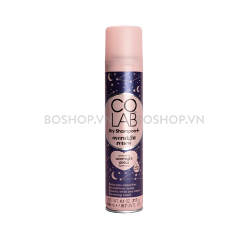 Dầu Gội Khô Colab Dry Shampoo Overnight Renew 200ml