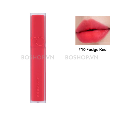 Son Kem Lì Romand Blur Fudge Tint #10 Fudge Red