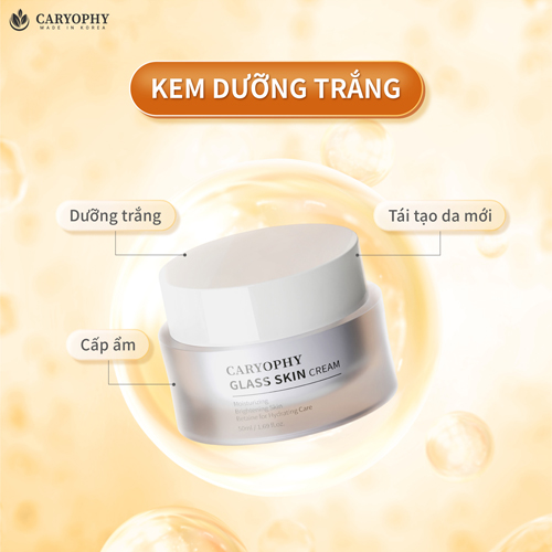 Mua Kem Dưỡng Ẩm, Làm Sáng Da Caryophy Glass Skin Cream 50ml giá 365,000  trên Boshop.vn