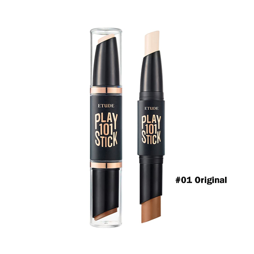 Bút Tạo khối 2 Đầu Play 101 Stick Etude House Stick Contour Duo 5.8g #01 Original