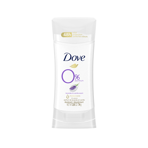 Lăn Khử Mùi Dove 24H Deodorant Lavender & Vanilla Scent 74g