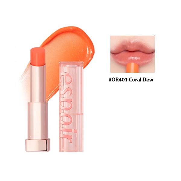 Son Dưỡng Espoir Nowear Glow Lip Balm #OR401 Coral Dew 4.5g