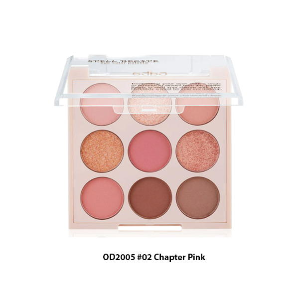 Phấn Mắt 9 Ô Odbo Spell Recipe Eye Color Palette OD2005 #02 Chapter Pink