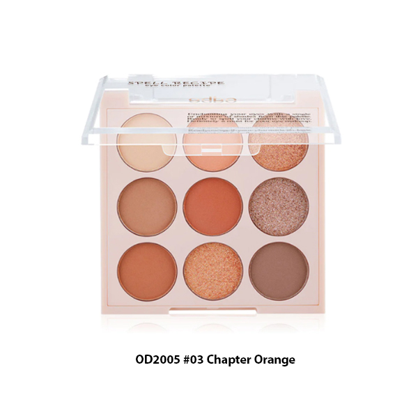 Phấn Mắt 9 Ô Odbo Spell Recipe Eye Color Palette OD2005 #03 Chapter Orange