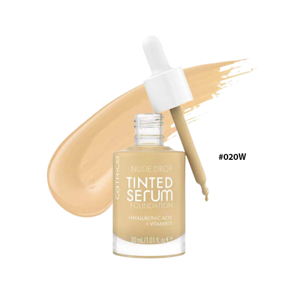 Kem Nền Catrice Nude Drop Tinted Serum Foundation #020W 30ml