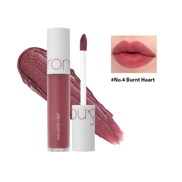 Son Kem Lì Romand Zero Velvet Tint No.4 Burnt Heart