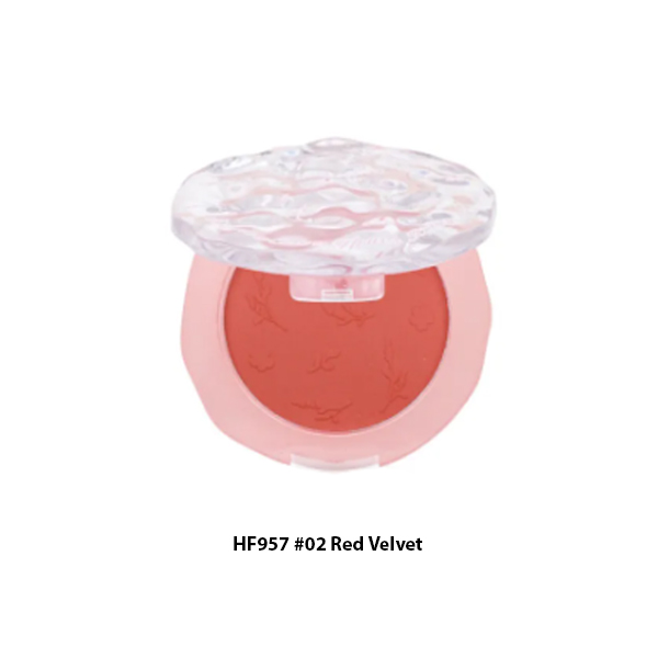 Phấn Má Hồng Sivanna Colors Flower Blush HF957 #02 Red Velvet