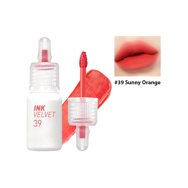 Son Kem Peripera Ink The Velvet Ajak Tint #39 Sunny Orange