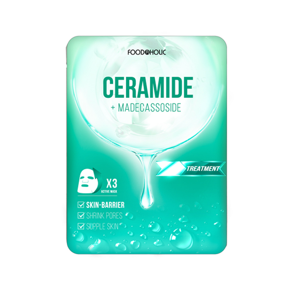 Mặt Nạ Làm Dịu, Phục Hồi Da Mụn Foodaholic Ceramide Ample Mask 23ml