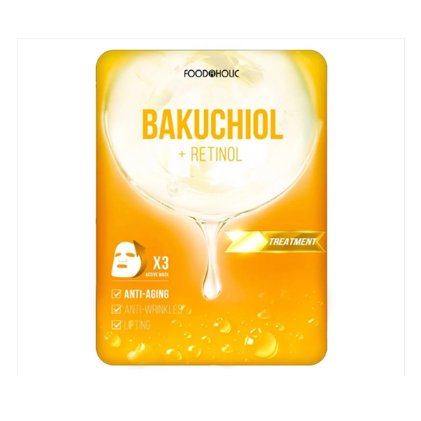 Mặt Nạ Hỗ Trợ Tái Tạo, Chống Lão Hoá Da Foodaholic Bakuchiol Ample Mask 23ml