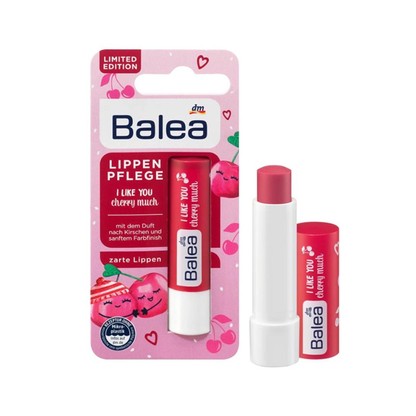 Son Dưỡng Môi Balea Lippen Pflege I Like You Cherry Much 4.8g