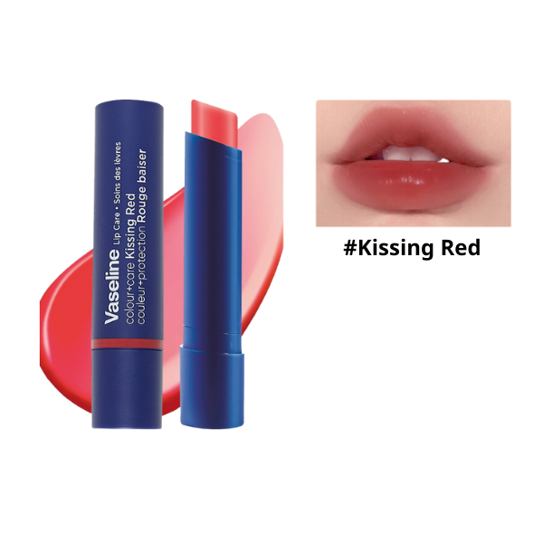 Son Dưỡng Môi Có Màu Vaseline Lip Care Colour + Care #Kissing Red 3g