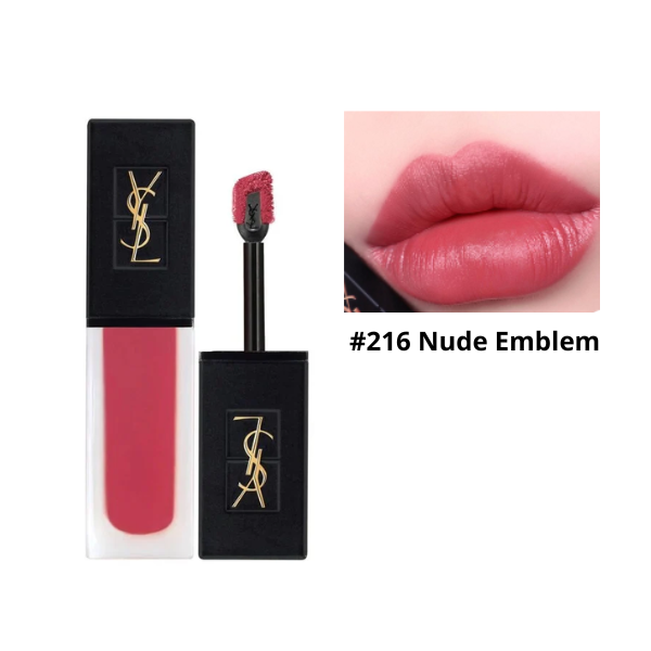 Son Kem YSL Tatouage Couture Velvet Cream #216 Nude Emblem