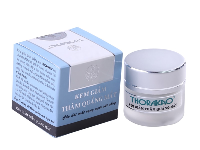 Giá cho mỗi em kem chống thâm quầng mắt Thorakao Eye Darkness Circle Reducing Cream 44 – 50.000VNĐ/8g (khối lượng tịnh trên vỏ hộp).